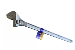 Industry Tip-Ended 30" / 750mm 90mm Max. Jaw Adjustable Wrench Shifter Spanner - Picture 1 of 6