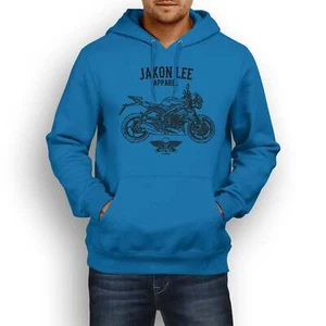 Jaxon Lee Illustration For A Street Triple Rx SE Motorbike Fan Hoodie - Picture 1 of 16
