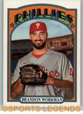 2021 MLB Heritage #337 Brandon Workman - Image 1 of 2