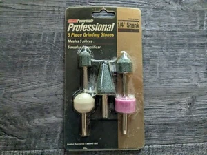 NOS Powermate Professional 5 Piece Grinding Stone Set Unopened - Picture 1 of 7
