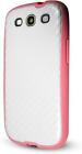 Technocel Hybrigel Case for Samsung Galaxy S3 - White/Pink