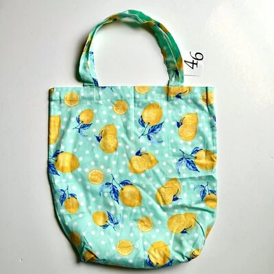 ¡NUEVO! BOLSO DE MANO Space 46 “AQUA LEMONS” — Suave, Ligero, Amplio, Todos los Días 15x15” Foto 1 de 4