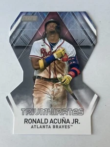 2021 topps stadium club RONALD ACUNA JR. triumvirates - Bild 1 von 2