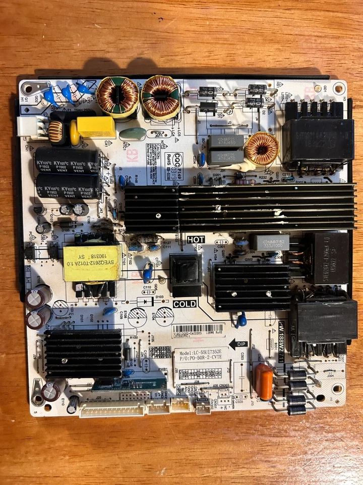 V18030016 POWER SUPPLY FOR SHARP LC-55UI7352K - Image 1 of 1