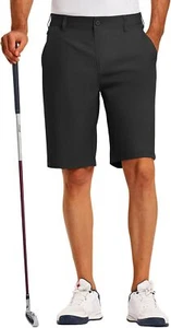 Men's Golf Shorts Lightweight Casual Stretch Hiking Hybrid Quick Dry Half Pants - Picture 1 of 38