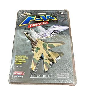 RealToy Wings Action City Diecast F-14 Tomcat Navy Fighter - Foto 1 di 8