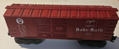 Lionel X6014 Red Curtiss Candy Baby Ruth Box Car 0/27 Gauge No Box Included USED - Image 1 of 4