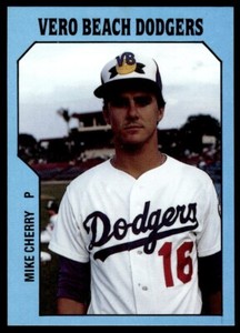 1985 TCMA Vero Beach Dodgers Mike Cherry Vero Beach Dodgers #23