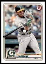 2020 Bowman Base #21 Ramon Laureano - Oakland Athletics