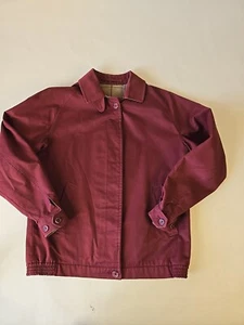 Burberrys 80s Short Jacket Nova Check Vintage Coat Size 6 REG - Picture 1 of 19