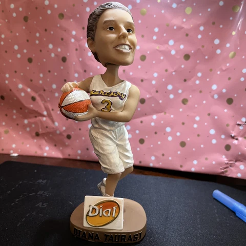Diana Taurasi WNBA Phoenix Mercury SGA Bobblehead White Jersey Dial UCONN Cover