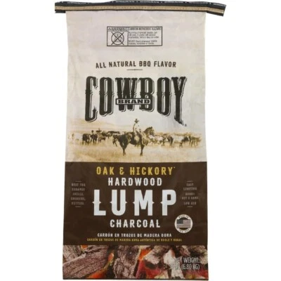 Cowboy 15 Pound Oak & Hickory Lump Charcoal - Image 1 of 4
