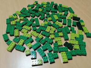 LEGO Konvolut Basic Steine Legosteine grün / Grundbausteine - Bild 1 von 7