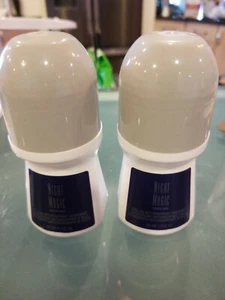 AVON NIGHT MAGIC EVENING MUSK ROLL-ON DEODORANT 1.7 OZ NWOB 2 PC LOT - Picture 1 of 3