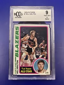1978 79 Topps Basketball Bill Walton #1 BCCG 9 - Bild 1 von 2