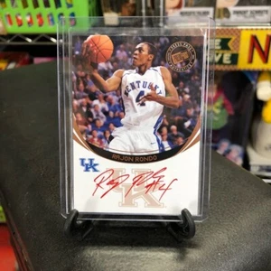 06 Press Pass Authentics Rajon Rondo UK Rookie Red Ink Autograph Card - Picture 1 of 6