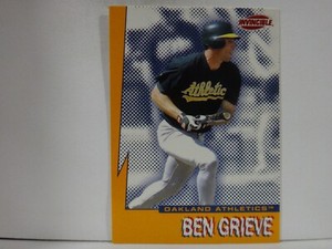 1999 (ATHLETICS) Pacific Invincible Seismic Force Hitting #13B Ben Grieve