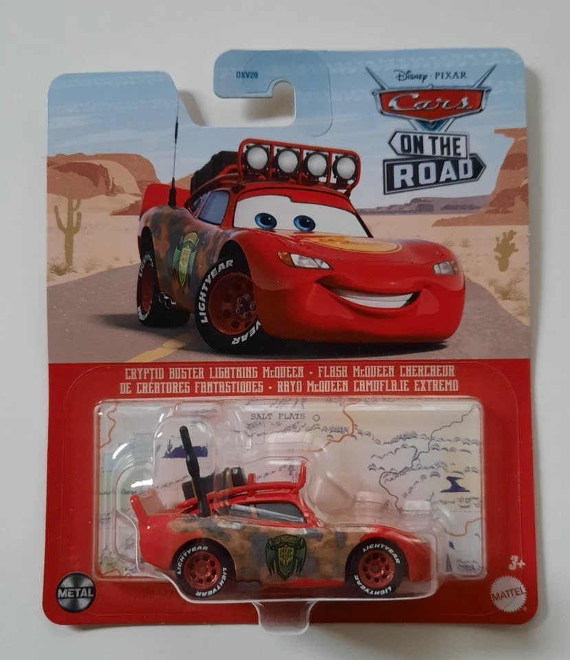 Mattel HKY29 Disney Pixar Cars - Cryptid Buster Saetta McQueen Die-Cast in scala