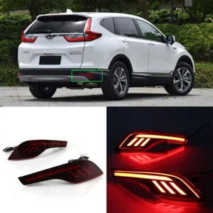 Luces indicadoras de giro de freno antiniebla reflector de parachoques trasero LED para Honda CR-V 2017+ - Imagen 1 de 8