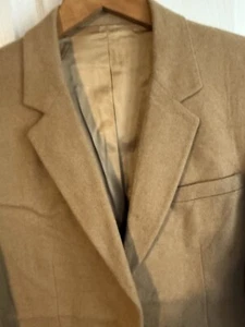 Vintage NOS NWT  Camel Hair Blazer Jacket USA 90s WOMENS 14 - Picture 1 of 8