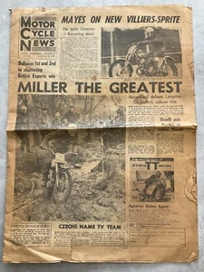 Motor Cycle News - 30 November 1966 - Experts Trial, Jewels - Vintage Newspaper - Picture 1 of 5