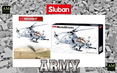 Sluban Army Construction Set - Navy Kampfhelikopter IV - M38-B0838 - Helicopter/ - Image 1 of 3