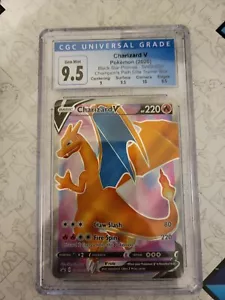CGC 9.5 Pokemon Charizard V Champion's Path Black Star Promo SWSH050 Sub Grades! - Picture 1 of 1
