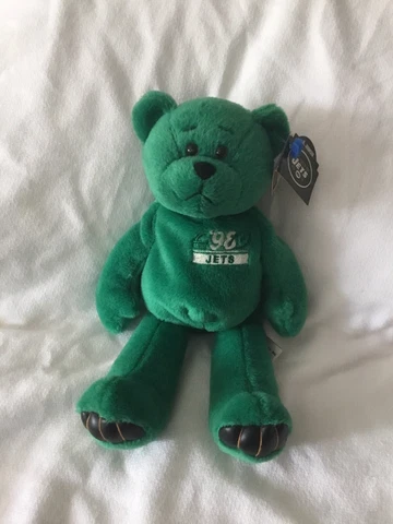 Keyshawn Johnson #19 Beanie Bear Limited Treasures 1998 New York Jets NFL, 9” Cover