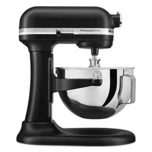 Neu KitchenAid Pro 5 Plus 5 Quart Schüssel Hub Standmixer SCHWARZ MATT KV25G0XBM - Bild 1 von 3