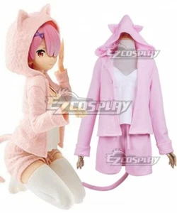 Re: Life In A Different World From Zero Rem Ram Pajamas Sleepping Cosplay Costum - Picture 1 of 10