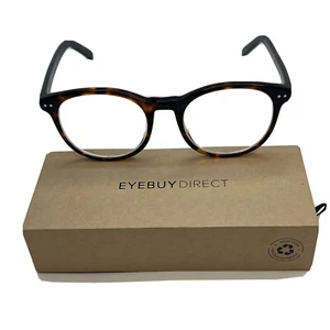 Monturas de gafas de acetato de tortuga Eyebuydirect Primrose 50-19-140 C2 solamente - Imagen 1 de 10
