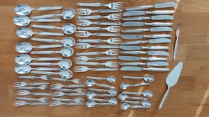 Silberbesteck 12 Personen Fa. Bergisch Solingen 100er Silberauflage - Bild 1 von 2
