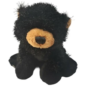 Ganz Webkinz Lil Kinz Black Bear HS004 Plush Stuffed Animal Toy NO CODE 5" - Picture 1 of 9