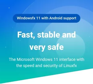 WindowsFX 11 Linux OS "Wubuntu" with Android support via Playstore - Picture 1 of 6
