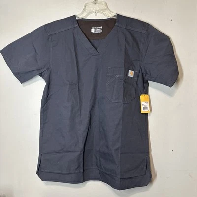 Carhartt Men's Solid Ripstop Utility Scrub Top Dark grey - Image 1 of 4