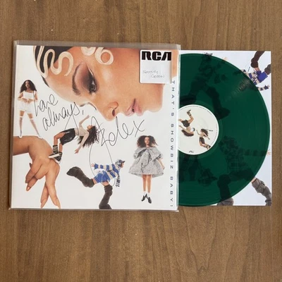 *SIGNED ON SLEEVE* JADE - That's Showbiz Baby! Spotify Green Vinyl LP - Image 1 of 4