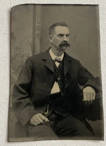 Hombre antiguo tipo tinte con mostache grande bushey - Imagen 1 de 3