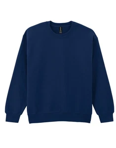 GILDAN DryBlend Felpa Girocollo Pullover Maglione Abbigliamento da Lavoro Grande Navy - Foto 1 di 1