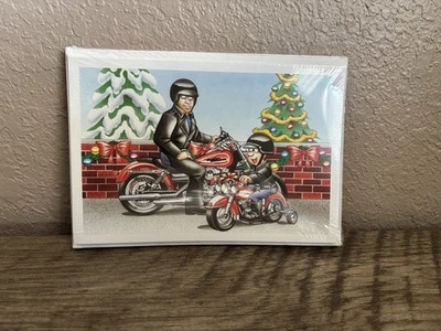 HARLEY DAVIDSON CHRISTMAS CARDS (10 Pack) Season’s Greetings NEW - Image 1 of 3