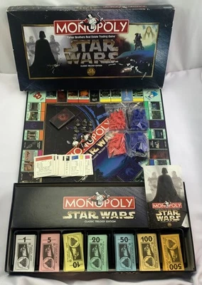 1997 Monopoly Game Star Wars Trilogy Collectors Edition Parker Brothers Complete - Image 1 of 4