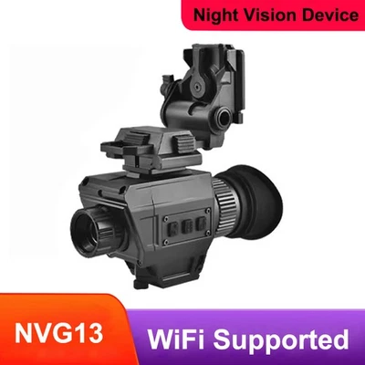 NVG13 WiFi Helmet Night Vision Goggle 4K Tactical Head Night Vision Monocular - Image 1 of 4