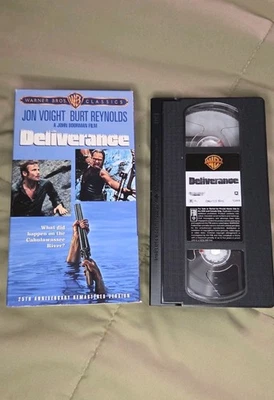 Deliverance VHS 25th Anniversary Remastered Version 1972 Warner Bros Classic - Image 1 of 2