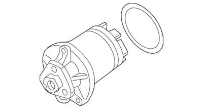 Genuine Volkswagen Water Pump 022-121-011 - Image 1 of 4