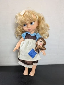 Disney Animators Cinderella Doll 16” w/ Bruno Dog - Picture 1 of 5
