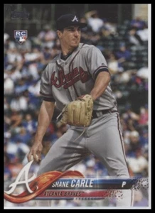 2018 Topps Update Shane Carle #US286 Rookie RC Atlanta Braves - Picture 1 of 2