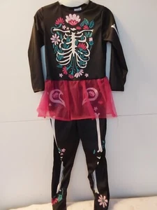 Mädchen 2er Set Halloweenkostüme Gr. 110/122 Neu - Bild 1 von 9