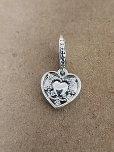 AUTHENTIC PANDORA MY WIFE ALWAYS DANGLE CHARM #792099CZ - Picture 1 of 4