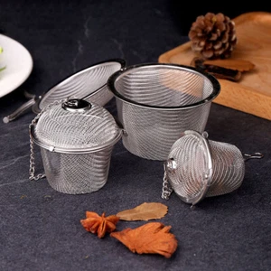 1pc Stainless Steel Tea Infuser Diffuser Strainer Loose Leaf Filter Kitchen Tool - Picture 1 of 16