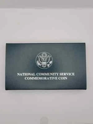 1996 S $1 National Community Service Commemorative, Original Packaging, CofA - Image 1 of 4