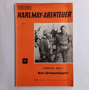 Karl May Abenteuer, Winnetou Heft 1, Ein Greenhorn, Weiden-Verlag Stuttgart 1965 - Bild 1 von 3